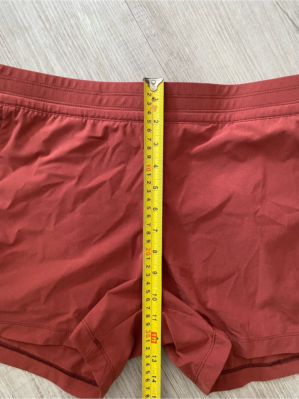 KUHL FREEFLEX Shorts Red 4-Inch Inseam Hiking Walking Gorpcore Travel - Sz L - Picture 8 of 8
